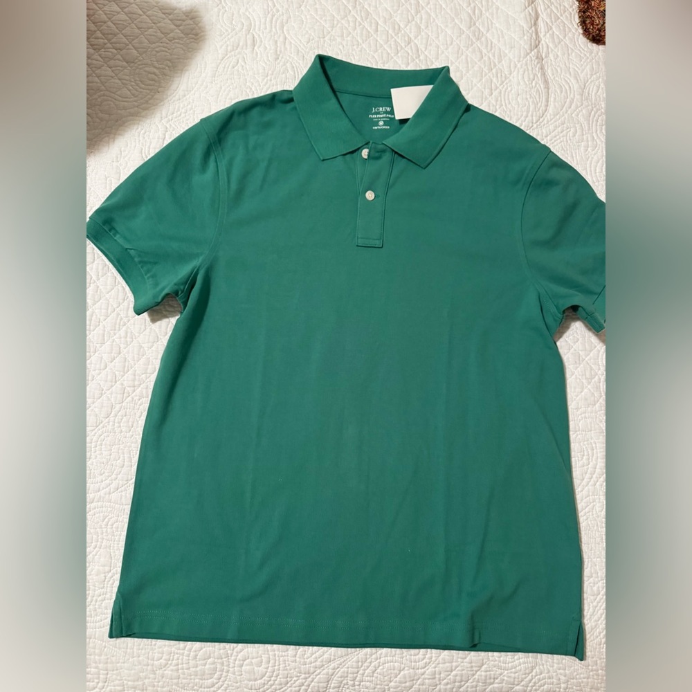 J. Crew Men's Polo in Rich Green